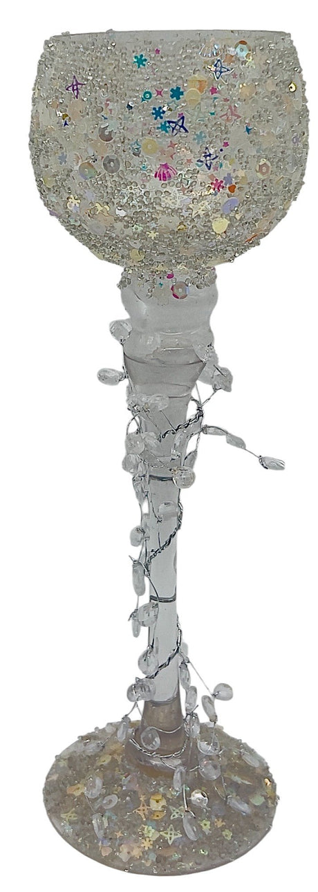AKDC Crystal Candle Holder 9.5cm*29.5cm - Al Kabayel Discount CentreAKDC Crystal Candle Holder 9.5cm*29.5cmHome Décor AccentsAKDCAl Kabayel Discount Centre