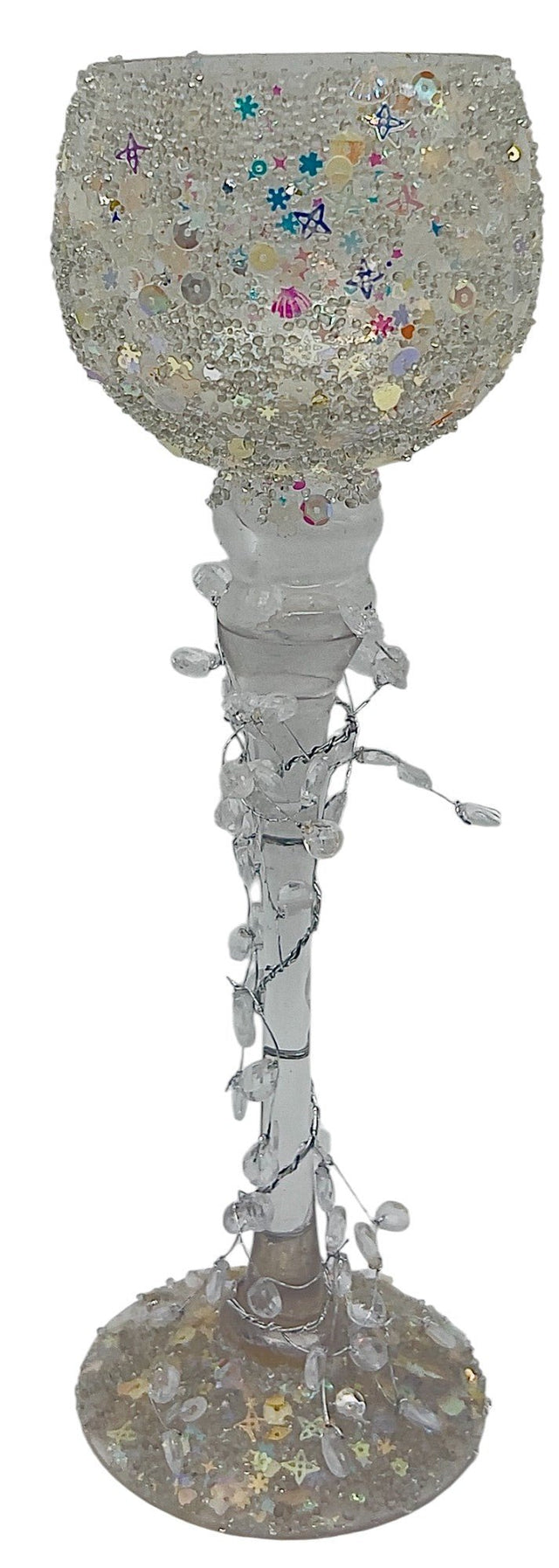 AKDC Crystal Candle Holder 9.5cm*29.5cm - Al Kabayel Discount CentreAKDC Crystal Candle Holder 9.5cm*29.5cmHome Décor AccentsAKDCAl Kabayel Discount Centre