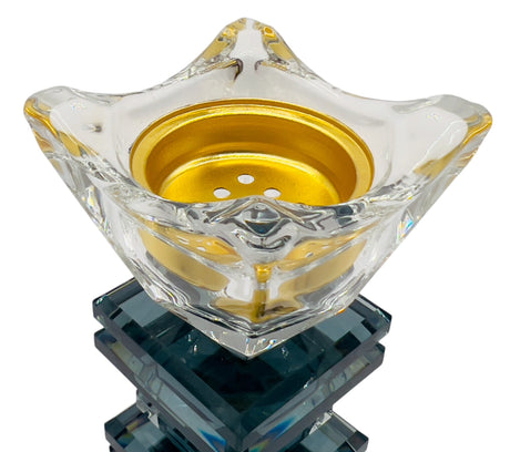 AKDC Crystal Glass Incense Burner 6cm*20cm, Black and Clear - 1109 - Al Kabayel Discount CentreAKDC Crystal Glass Incense Burner 6cm*20cm, Black and Clear - 1109Home Décor AccentsAKDCAl Kabayel Discount Centre