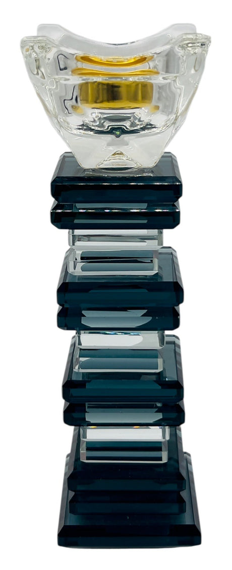 AKDC Crystal Glass Incense Burner 6cm*20cm, Black and Clear - 1109 - Al Kabayel Discount CentreAKDC Crystal Glass Incense Burner 6cm*20cm, Black and Clear - 1109Home Décor AccentsAKDCAl Kabayel Discount Centre