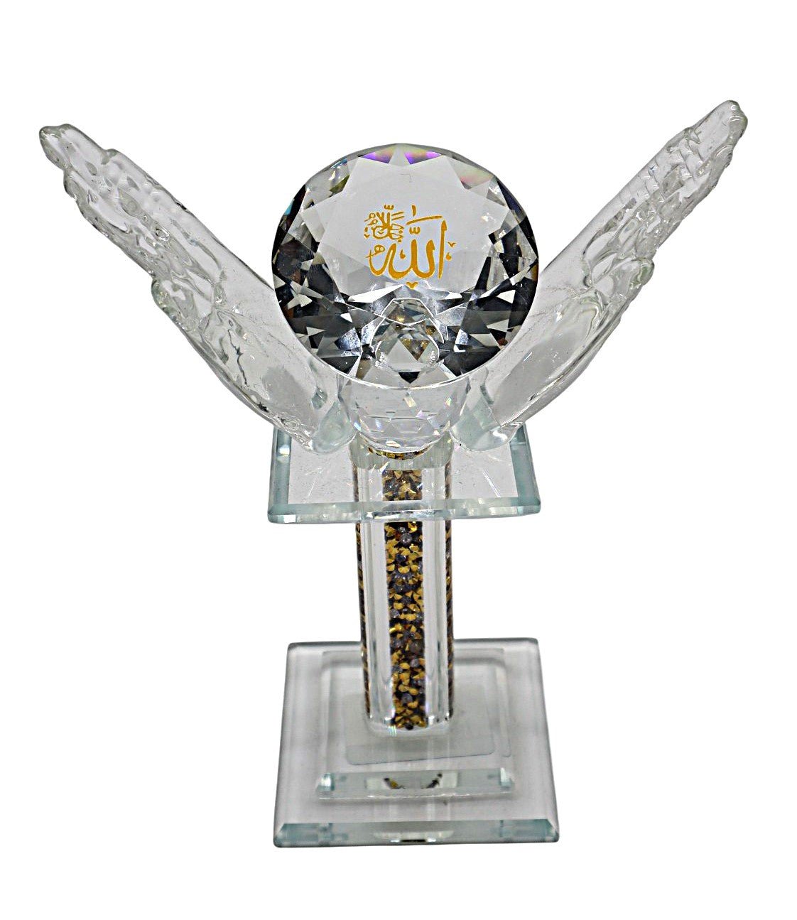 AKDC Crystal Holy Showpiece – Sparkling Islamic Décor with Gold Arabic Calligraphy - Al Kabayel Discount CentreAKDC Crystal Holy Showpiece – Sparkling Islamic Décor with Gold Arabic CalligraphyHome Décor AccentsAKDCAl Kabayel Discount Centre