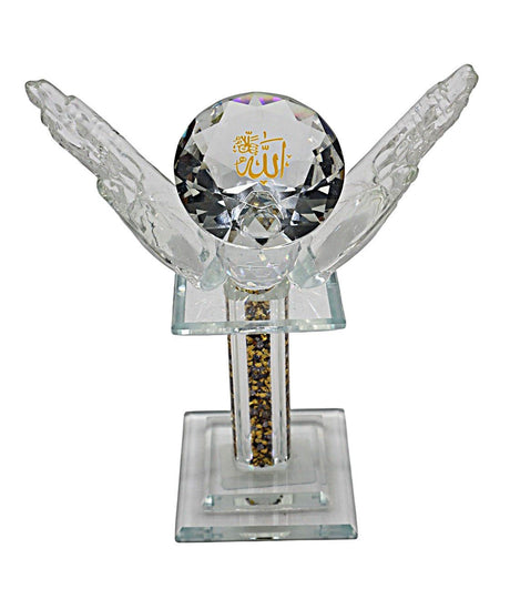 AKDC Crystal Holy Showpiece – Sparkling Islamic Décor with Gold Arabic Calligraphy - Al Kabayel Discount CentreAKDC Crystal Holy Showpiece – Sparkling Islamic Décor with Gold Arabic CalligraphyHome Décor AccentsAKDCAl Kabayel Discount Centre
