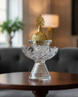 AKDC Crystal Incense Burner 15cm with Gold Touch – Elegant Decorative Burner for Home, Office & Prayer Space, Premium Crystal Aroma Holder for Fragrance & Style - Al Kabayel Discount CentreAKDC Crystal Incense Burner 15cm with Gold Touch – Elegant Decorative Burner for Home, Office & Prayer Space, Premium Crystal Aroma Holder for Fragrance & StyleHome Décor AccentsAKDCAl Kabayel Discount Centre