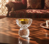 AKDC Crystal Incense Burner 8cm with Gold Touch – Mini Decorative Crystal Burner for Bakhoor, Incense Sticks & Cones, Elegant Home & Office Aroma Holder - Al Kabayel Discount CentreAKDC Crystal Incense Burner 8cm with Gold Touch – Mini Decorative Crystal Burner for Bakhoor, Incense Sticks & Cones, Elegant Home & Office Aroma HolderHome Décor AccentsAKDCAl Kabayel Discount Centre