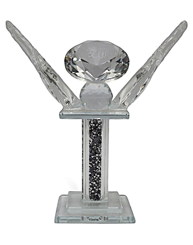 AKDC Crystal Showpiece – Elegant Islamic Décor with White Arabic Calligraphy - Al Kabayel Discount CentreAKDC Crystal Showpiece – Elegant Islamic Décor with White Arabic CalligraphyHome Décor AccentsAKDCAl Kabayel Discount Centre