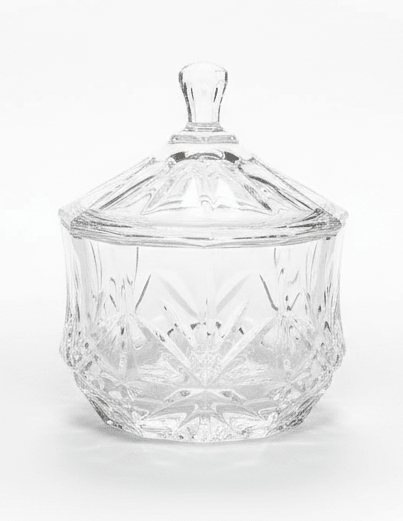 AKDC Crystal Sugar Pot with Lid 250ml, Clear & Transparrent - Al Kabayel Discount CentreAKDC Crystal Sugar Pot with Lid 250ml, Clear & TransparrentJars & Food SaversAKDCAl Kabayel Discount Centre