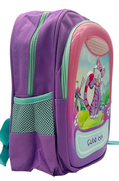 AKDC Cute Cat Kids School Bag 31cm*25cm*12cm - Al Kabayel Discount CentreAKDC Cute Cat Kids School Bag 31cm*25cm*12cmSchool BagsAKDCAl Kabayel Discount Centre