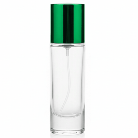 AKDC cylindrical 30ml refillable glass perfume bottle with green cap premium stylish fragrance container gift - Al Kabayel Discount CentreAKDC cylindrical 30ml refillable glass perfume bottle with green cap premium stylish fragrance container giftPerfume BottlesAKDCAl Kabayel Discount Centre
