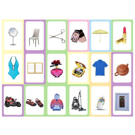 AKDC Daily Necessities Flashcards, Early Education Awareness, 36 Cards - Al Kabayel Discount CentreAKDC Daily Necessities Flashcards, Early Education Awareness, 36 CardsEducational ToysAKDCAl Kabayel Discount Centre