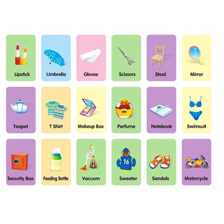 AKDC Daily Necessities Flashcards, Early Education Awareness, 36 Cards - Al Kabayel Discount CentreAKDC Daily Necessities Flashcards, Early Education Awareness, 36 CardsEducational ToysAKDCAl Kabayel Discount Centre