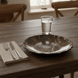 AKDC Dark Brown Melamine Dinner Plate with Black Rim, Durable Round Dining Plate for Everyday Use – 11 Inch - Al Kabayel Discount CentreAKDC Dark Brown Melamine Dinner Plate with Black Rim, Durable Round Dining Plate for Everyday Use – 11 InchPlatesAKDCAl Kabayel Discount Centre