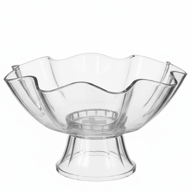 AKDC Decorative Acrylic Footed Candy Bowl, Clear Elegant Serving Bowl for Sweets & Snacks – 28 × 13 cm - Al Kabayel Discount CentreAKDC Decorative Acrylic Footed Candy Bowl, Clear Elegant Serving Bowl for Sweets & Snacks – 28 × 13 cmBowlsAKDCAl Kabayel Discount Centre