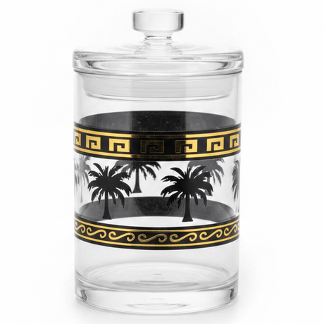AKDC Decorative Acrylic Storage Canister with Lid and Palm Tree Design for Kitchen Storage 1000 ml - Al Kabayel Discount CentreAKDC Decorative Acrylic Storage Canister with Lid and Palm Tree Design for Kitchen Storage 1000 mlJars & Food SaversAKDCAl Kabayel Discount Centre