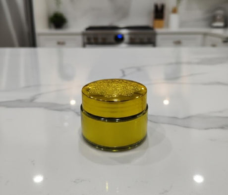 AKDC Decorative Glass Bottle – 6×7 cm Gold Finish, Stylish Mini Bottle for Décor & Gift Presentation - Al Kabayel Discount CentreAKDC Decorative Glass Bottle – 6×7 cm Gold Finish, Stylish Mini Bottle for Décor & Gift PresentationJars & Food SaversAKDCAl Kabayel Discount Centre