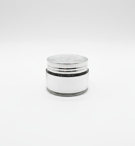 AKDC Decorative Glass Bottle – 6×7 cm Silver Finish, Perfect for Decorative Storage & Tabletop Displays - Al Kabayel Discount CentreAKDC Decorative Glass Bottle – 6×7 cm Silver Finish, Perfect for Decorative Storage & Tabletop DisplaysJars & Food SaversAKDCAl Kabayel Discount Centre