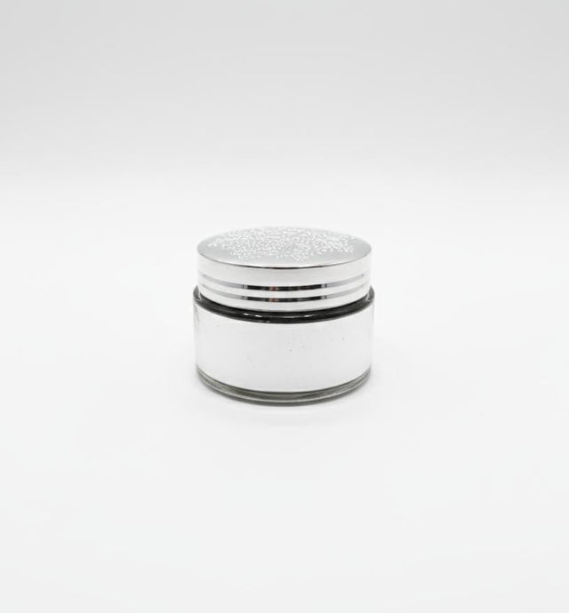 AKDC Decorative Glass Bottle – 6×7 cm Silver Finish, Perfect for Decorative Storage & Tabletop Displays - Al Kabayel Discount CentreAKDC Decorative Glass Bottle – 6×7 cm Silver Finish, Perfect for Decorative Storage & Tabletop DisplaysJars & Food SaversAKDCAl Kabayel Discount Centre