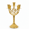 AKDC Decorative Gold Metal Candle Holder with Modern Design for Home Décor – 36 cm - Al Kabayel Discount CentreAKDC Decorative Gold Metal Candle Holder with Modern Design for Home Décor – 36 cmOrganizers & AccessoriesAKDCAl Kabayel Discount Centre