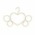 AKDC Decorative Gold Metal Cloth Hanger | Heart Design | 26cm × 24cm - Al Kabayel Discount CentreAKDC Decorative Gold Metal Cloth Hanger | Heart Design | 26cm × 24cmOrganizers & AccessoriesAKDCAl Kabayel Discount Centre