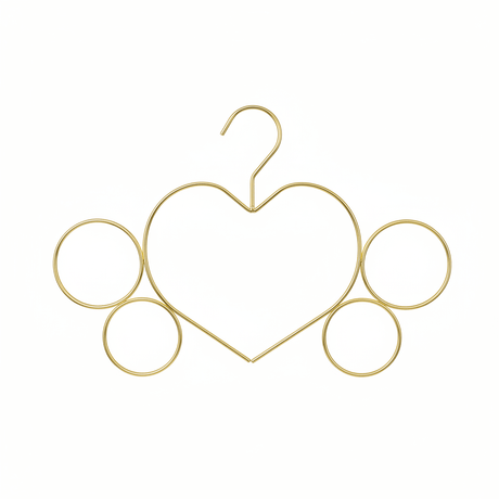 AKDC Decorative Gold Metal Cloth Hanger | Heart Design | 26cm × 24cm - Al Kabayel Discount CentreAKDC Decorative Gold Metal Cloth Hanger | Heart Design | 26cm × 24cmOrganizers & AccessoriesAKDCAl Kabayel Discount Centre