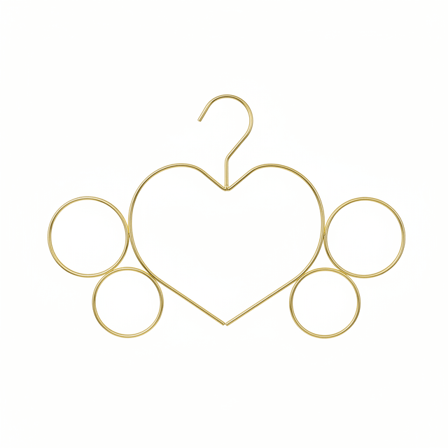 AKDC Decorative Gold Metal Cloth Hanger | Heart Design | 26cm × 24cm - Al Kabayel Discount CentreAKDC Decorative Gold Metal Cloth Hanger | Heart Design | 26cm × 24cmOrganizers & AccessoriesAKDCAl Kabayel Discount Centre