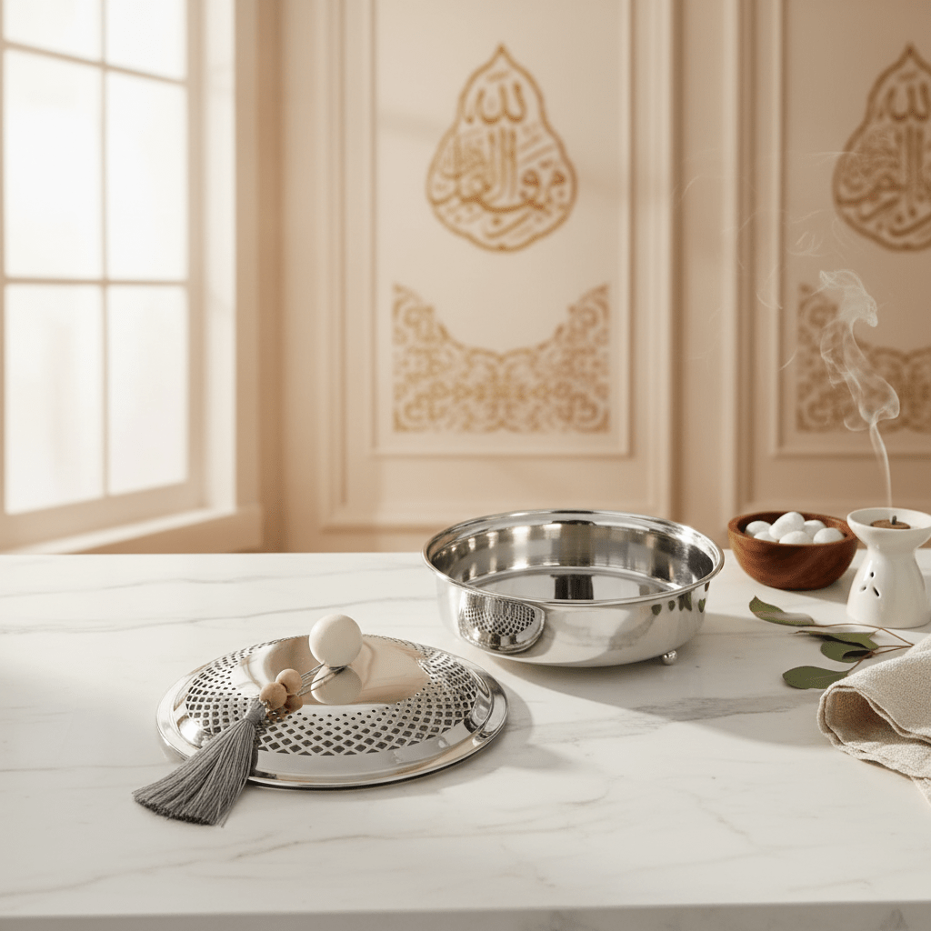 AKDC Decorative Metal Fruit Bowl – Elegant Silver Finish, Ideal for Dining Table & Kitchen Décor, 20 × 10 cm - Al Kabayel Discount CentreAKDC Decorative Metal Fruit Bowl – Elegant Silver Finish, Ideal for Dining Table & Kitchen Décor, 20 × 10 cmJars & Food SaversAKDCAl Kabayel Discount Centre