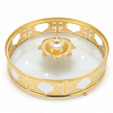 AKDC Decorative Round Gold Candy Jar with Glass Finish – Premium Sweet & Dates Storage 20 cm - Al Kabayel Discount CentreAKDC Decorative Round Gold Candy Jar with Glass Finish – Premium Sweet & Dates Storage 20 cmJars & Food SaversAKDCAl Kabayel Discount Centre