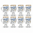 AKDC Decorative Tea Glass Set of Six Pieces with Floral Pattern Design - Al Kabayel Discount CentreAKDC Decorative Tea Glass Set of Six Pieces with Floral Pattern DesignTumblersAKDCAl Kabayel Discount Centre
