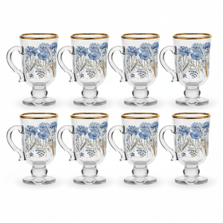 AKDC Decorative Tea Glass Set of Six Pieces with Floral Pattern Design - Al Kabayel Discount CentreAKDC Decorative Tea Glass Set of Six Pieces with Floral Pattern DesignTumblersAKDCAl Kabayel Discount Centre
