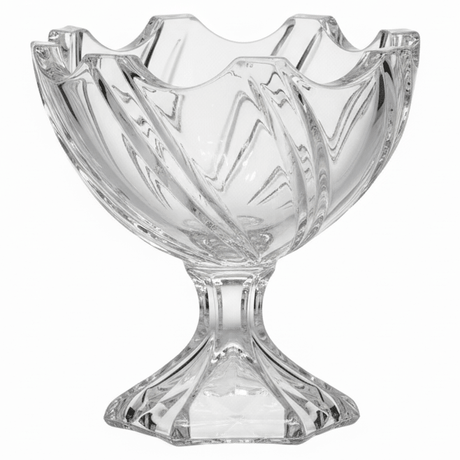 AKDC Deep Footed Glass Fruit Bowl – Large Elevated Bowl for Fruits, Salads & Serving Presentation 17×17 cm - Al Kabayel Discount CentreAKDC Deep Footed Glass Fruit Bowl – Large Elevated Bowl for Fruits, Salads & Serving Presentation 17×17 cmBowlsAKDCAl Kabayel Discount Centre