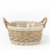 AKDC Deep Handwoven Rattan Storage Basket with Handle – Elegant Beige Finish, Large Capacity Organizer for Home & Utility Use, 27 × 21 × 12 cm - Al Kabayel Discount CentreAKDC Deep Handwoven Rattan Storage Basket with Handle – Elegant Beige Finish, Large Capacity Organizer for Home & Utility Use, 27 × 21 × 12 cmRattanAKDCAl Kabayel Discount Centre