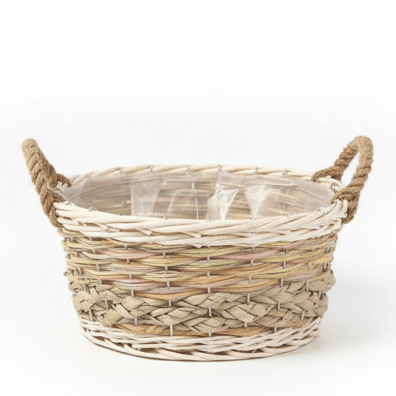 AKDC Deep Handwoven Rattan Storage Basket with Handle – Elegant Beige Finish, Large Capacity Organizer for Home & Utility Use, 27 × 21 × 12 cm - Al Kabayel Discount CentreAKDC Deep Handwoven Rattan Storage Basket with Handle – Elegant Beige Finish, Large Capacity Organizer for Home & Utility Use, 27 × 21 × 12 cmRattanAKDCAl Kabayel Discount Centre