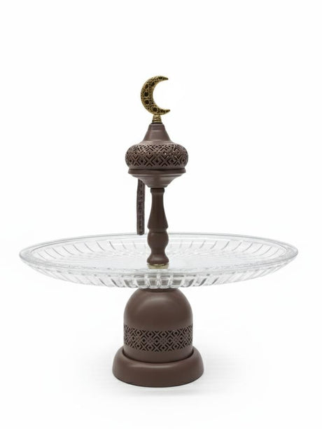 AKDC Deluxe Metal Serving Tray Brown 35×23×38 cm – Ramadan Limited Edition - Al Kabayel Discount CentreAKDC Deluxe Metal Serving Tray Brown 35×23×38 cm – Ramadan Limited EditionServing TraysAKDCAl Kabayel Discount Centre