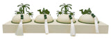 AKDC Desert Oasis Metal 4pcs Candy Bowls with Tray 51cm*14.5cm*14cm, Ivory/Green - Al Kabayel Discount CentreAKDC Desert Oasis Metal 4pcs Candy Bowls with Tray 51cm*14.5cm*14cm, Ivory/GreenBowlsAKDCAl Kabayel Discount Centre