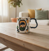 AKDC Designer 400ml White Ceramic Mug with Black and Boy Illustration – Unique Artistic Coffee Mug for Modern Style Lovers - Al Kabayel Discount CentreAKDC Designer 400ml White Ceramic Mug with Black and Boy Illustration – Unique Artistic Coffee Mug for Modern Style LoversMugsAKDCAl Kabayel Discount Centre