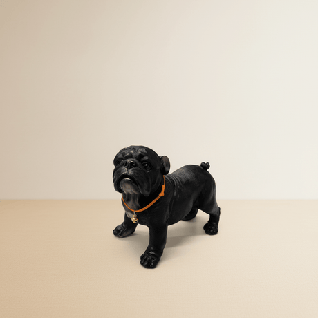 AKDC Designer Black Polyresin Dog Figurine – Stylish Contemporary Tabletop Animal Décor for Home & Office, 18 × 15 cm - Al Kabayel Discount CentreAKDC Designer Black Polyresin Dog Figurine – Stylish Contemporary Tabletop Animal Décor for Home & Office, 18 × 15 cmHome Décor AccentsAKDCAl Kabayel Discount Centre