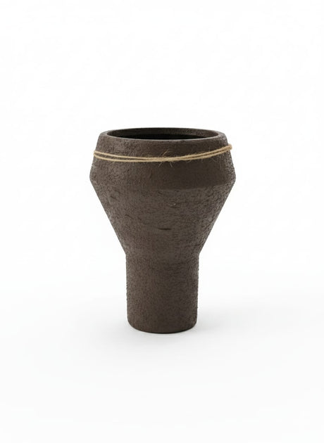 AKDC Designer Clay Plant Pot – Brown Earth Shade – 23×15 cm – Unique Curved Shape - Al Kabayel Discount CentreAKDC Designer Clay Plant Pot – Brown Earth Shade – 23×15 cm – Unique Curved ShapeFlower/Plant PotsAKDCAl Kabayel Discount Centre