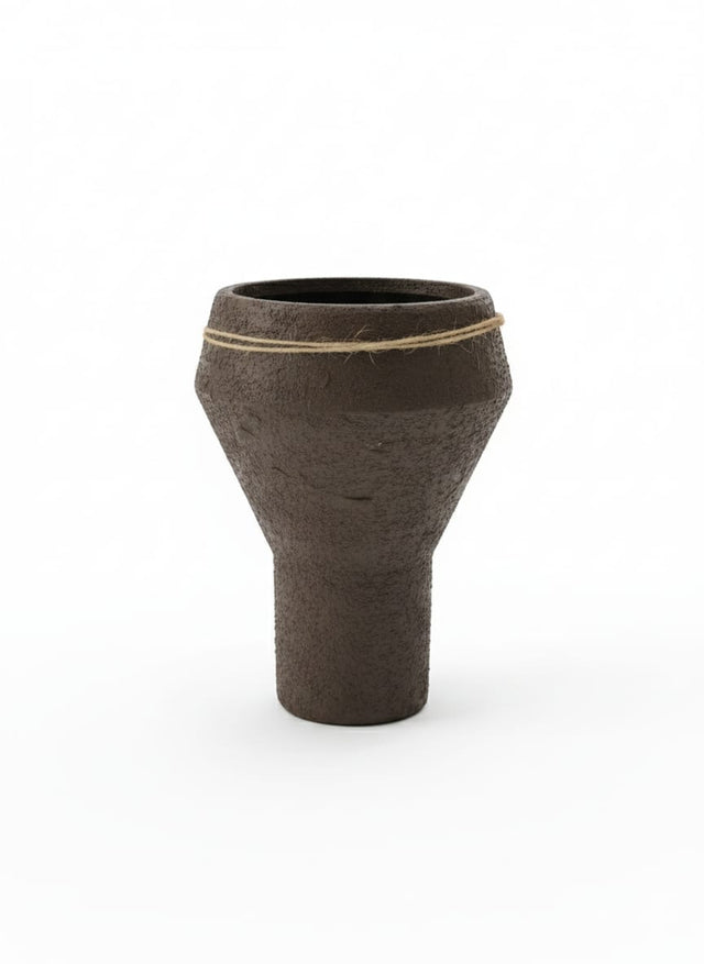 AKDC Designer Clay Plant Pot – Brown Earth Shade – 23×15 cm – Unique Curved Shape - Al Kabayel Discount CentreAKDC Designer Clay Plant Pot – Brown Earth Shade – 23×15 cm – Unique Curved ShapeFlower/Plant PotsAKDCAl Kabayel Discount Centre