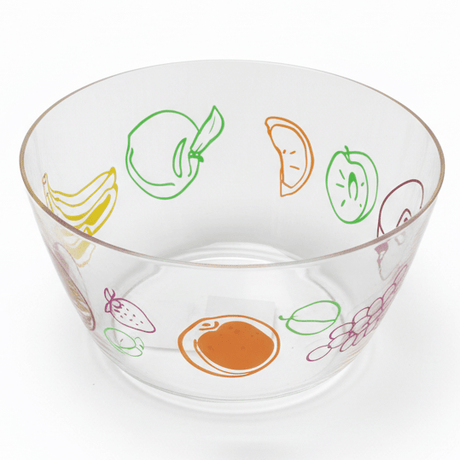 AKDC Designer Round Clear Acrylic Fruit Bowl with Decorative Appeal for Dining, Parties and Home Display – Modern Look 25 cm - Al Kabayel Discount CentreAKDC Designer Round Clear Acrylic Fruit Bowl with Decorative Appeal for Dining, Parties and Home Display – Modern Look 25 cmBowlsAKDCAl Kabayel Discount Centre