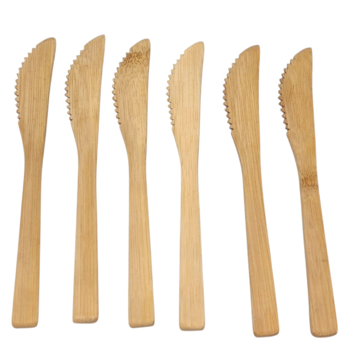 AKDC Disposable Knife Wooden Dining Flatware Ideal for Kids Birthday, Wedding & Party - Set Of 6Pcs - 19cmX2.5cm - Al Kabayel Discount CentreAKDC Disposable Knife Wooden Dining Flatware Ideal for Kids Birthday, Wedding & Party - Set Of 6Pcs - 19cmX2.5cmOrganizers & AccessoriesAKDCAl Kabayel Discount Centre