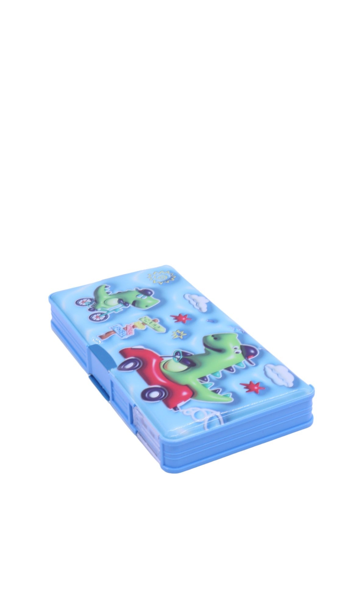 AKDC Double Sided magnet Pencil Box Large with Dinosaur Design Blue and Green - Al Kabayel Discount CentreAKDC Double Sided magnet Pencil Box Large with Dinosaur Design Blue and GreenPencil CasesAKDCAl Kabayel Discount Centre