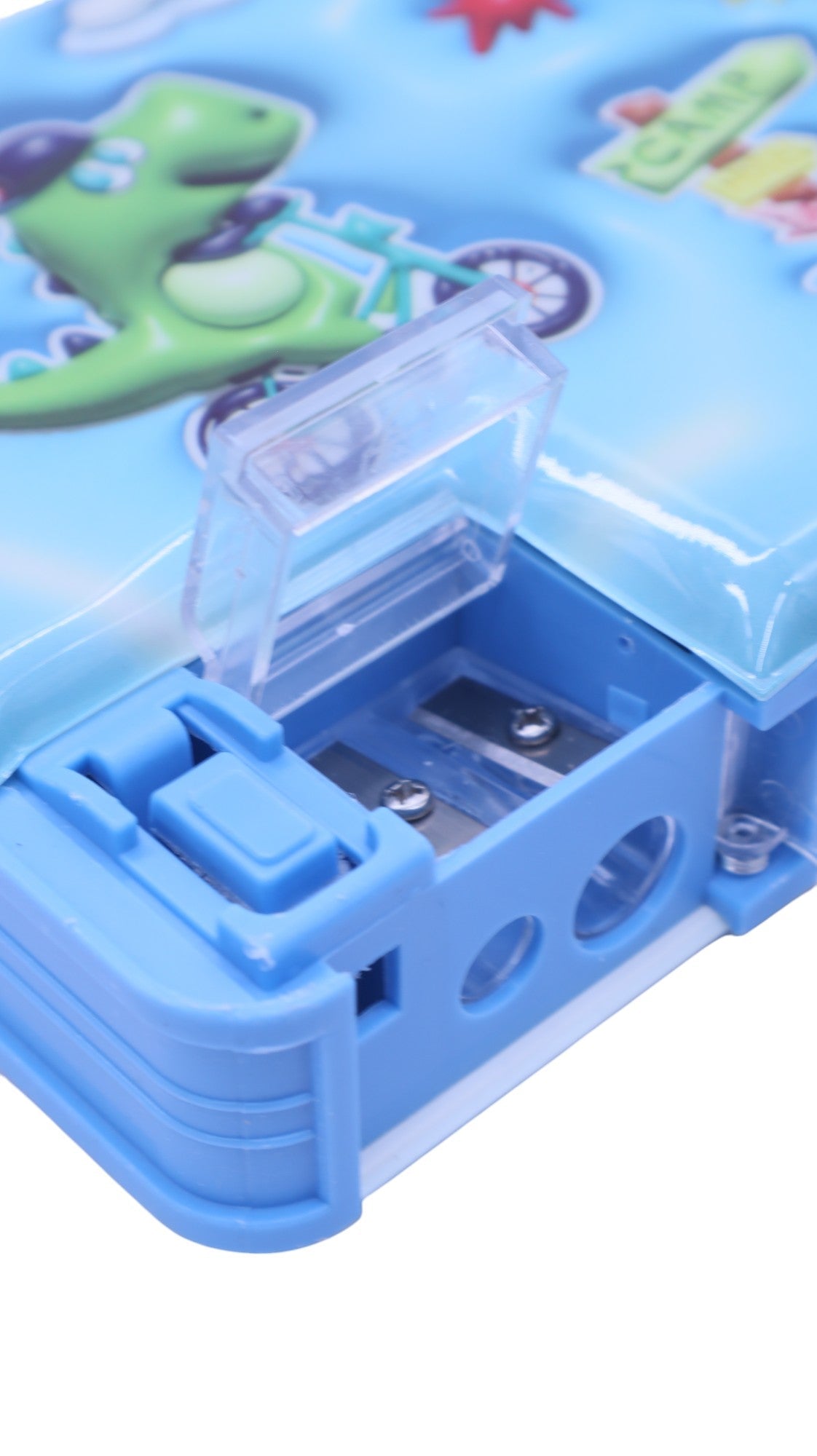 AKDC Double Sided magnet Pencil Box Large with Dinosaur Design Blue and Green - Al Kabayel Discount CentreAKDC Double Sided magnet Pencil Box Large with Dinosaur Design Blue and GreenPencil CasesAKDCAl Kabayel Discount Centre