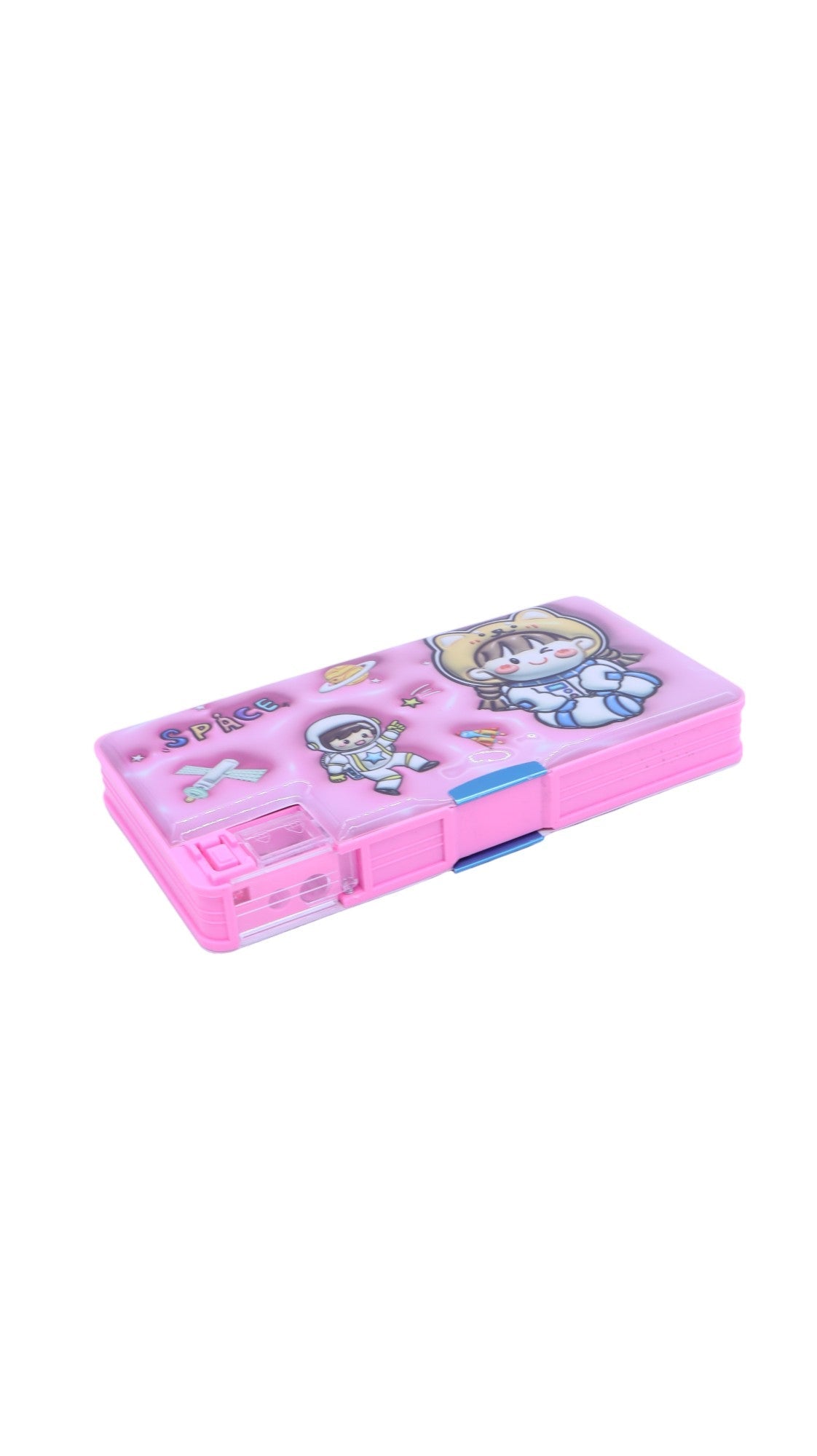 AKDC Double Sided magnet Pencil Box Large with Space Design Pink - Al Kabayel Discount CentreAKDC Double Sided magnet Pencil Box Large with Space Design PinkPencil CasesAKDCAl Kabayel Discount Centre