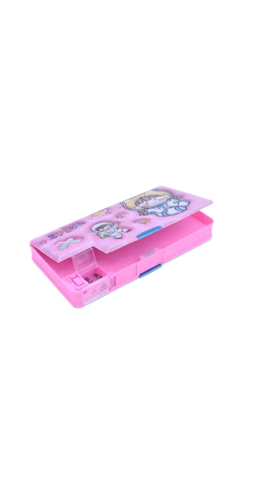 AKDC Double Sided magnet Pencil Box Large with Space Design Pink - Al Kabayel Discount CentreAKDC Double Sided magnet Pencil Box Large with Space Design PinkPencil CasesAKDCAl Kabayel Discount Centre