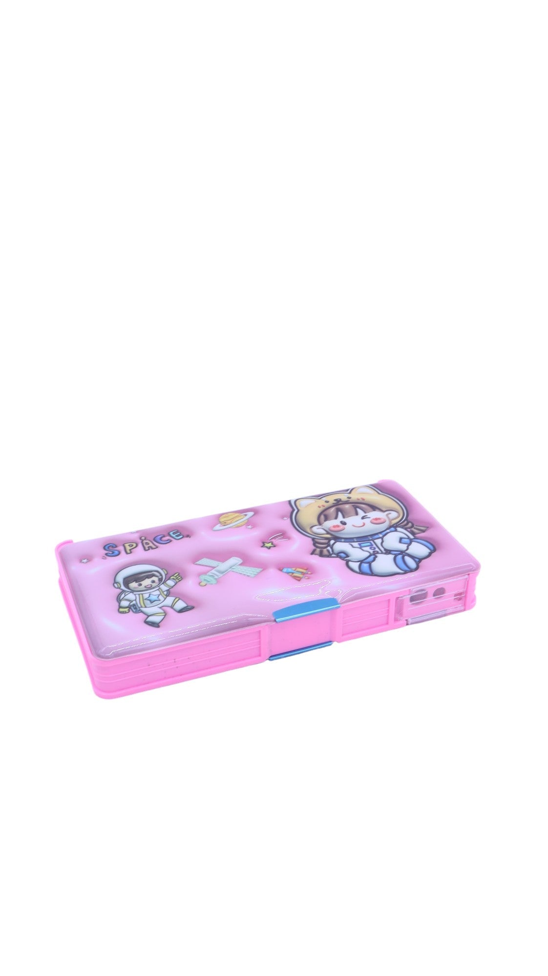 AKDC Double Sided magnet Pencil Box Large with Space Design Pink - Al Kabayel Discount CentreAKDC Double Sided magnet Pencil Box Large with Space Design PinkPencil CasesAKDCAl Kabayel Discount Centre