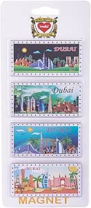 AKDC Dubai Magnet 4Pcs Multi - colorM050 - Al Kabayel Discount CentreAKDC Dubai Magnet 4Pcs Multi - colorM050Home Décor AccentsAKDCAl Kabayel Discount Centre