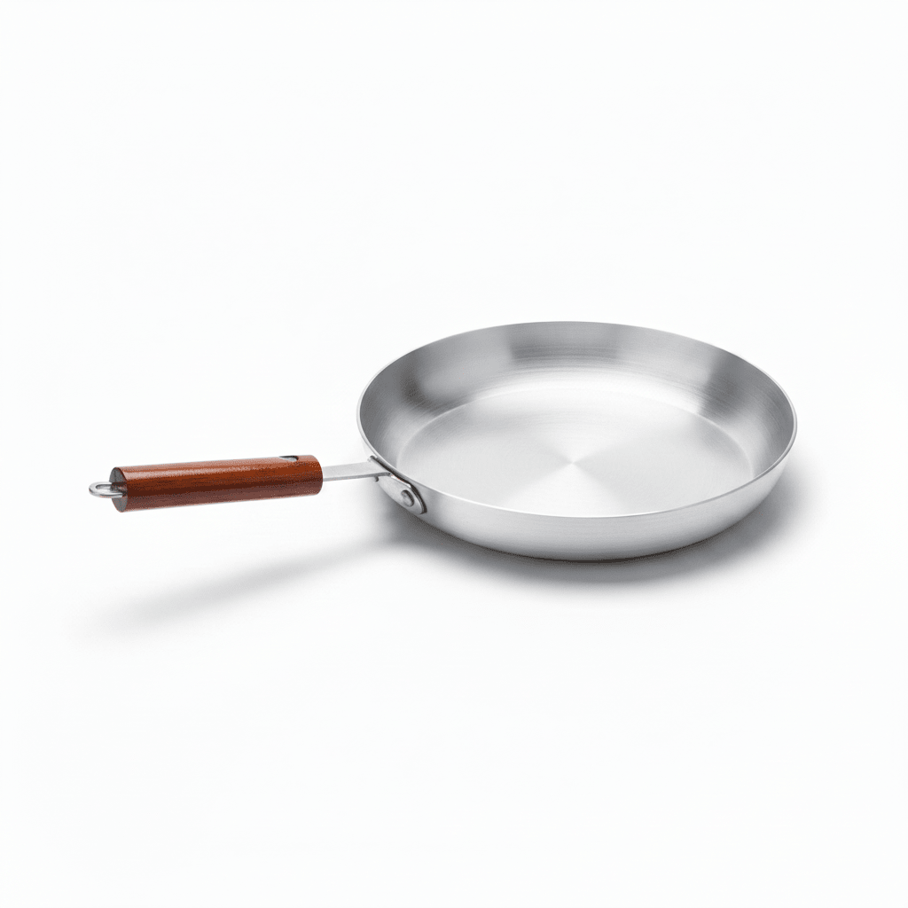 AKDC Durable Round Aluminum Fry Pan with Ergonomic Wooden Handle for Easy Grip Cooking – 28 cm - Al Kabayel Discount CentreAKDC Durable Round Aluminum Fry Pan with Ergonomic Wooden Handle for Easy Grip Cooking – 28 cmFrying Pan & Grill PanAKDCAl Kabayel Discount Centre