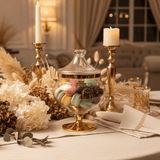 AKDC Elegant Acrylic Footed Candy Jar with Decorative Gold Pattern and Lid Clear Serving Container 16 × 12 cm - Al Kabayel Discount CentreAKDC Elegant Acrylic Footed Candy Jar with Decorative Gold Pattern and Lid Clear Serving Container 16 × 12 cmJars & Food SaversAKDCAl Kabayel Discount Centre