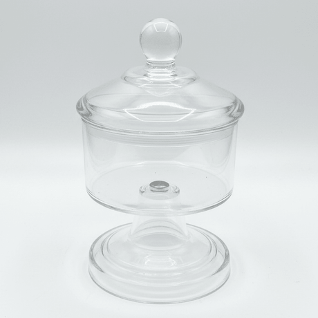 AKDC Elegant Acrylic Footed Candy Jar with Lid Clear Multipurpose Storage and Serving Container 15 × 13 cm - Al Kabayel Discount CentreAKDC Elegant Acrylic Footed Candy Jar with Lid Clear Multipurpose Storage and Serving Container 15 × 13 cmJars & Food SaversAKDCAl Kabayel Discount Centre