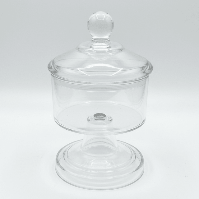 AKDC Elegant Acrylic Footed Candy Jar with Lid Clear Multipurpose Storage and Serving Container 15 × 13 cm - Al Kabayel Discount CentreAKDC Elegant Acrylic Footed Candy Jar with Lid Clear Multipurpose Storage and Serving Container 15 × 13 cmJars & Food SaversAKDCAl Kabayel Discount Centre