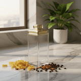 AKDC Elegant Acrylic Storage Canister with Premium Gold Lid Stylish Organizer Container 900 ml Capacity - Al Kabayel Discount CentreAKDC Elegant Acrylic Storage Canister with Premium Gold Lid Stylish Organizer Container 900 ml CapacityJars & Food SaversAKDCAl Kabayel Discount Centre